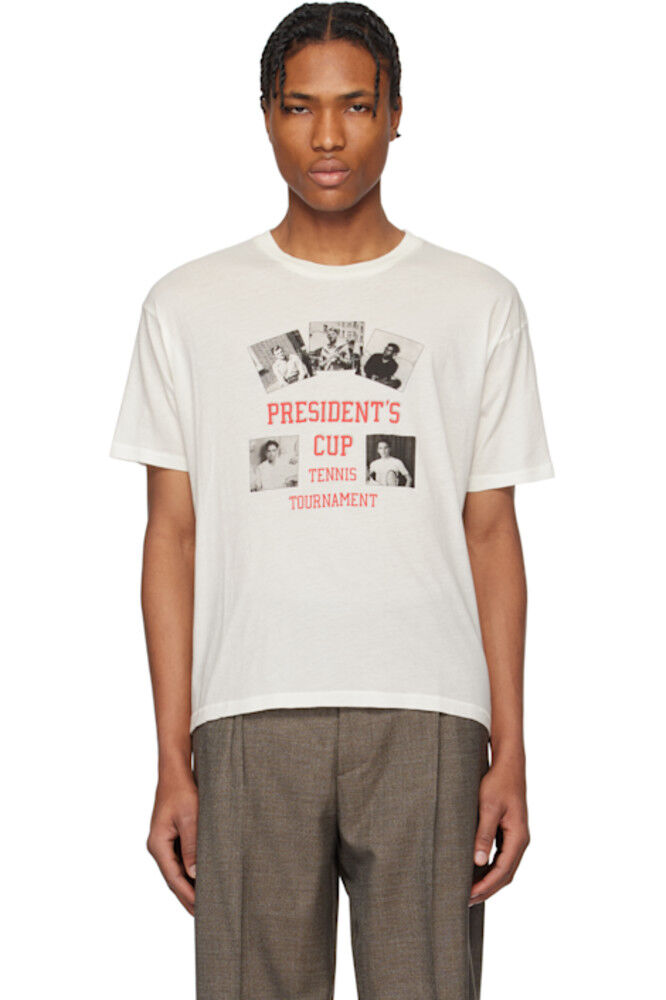 Белая футболка «Кубок президента» Bode
Белая футболка «Кубок президента» Bode