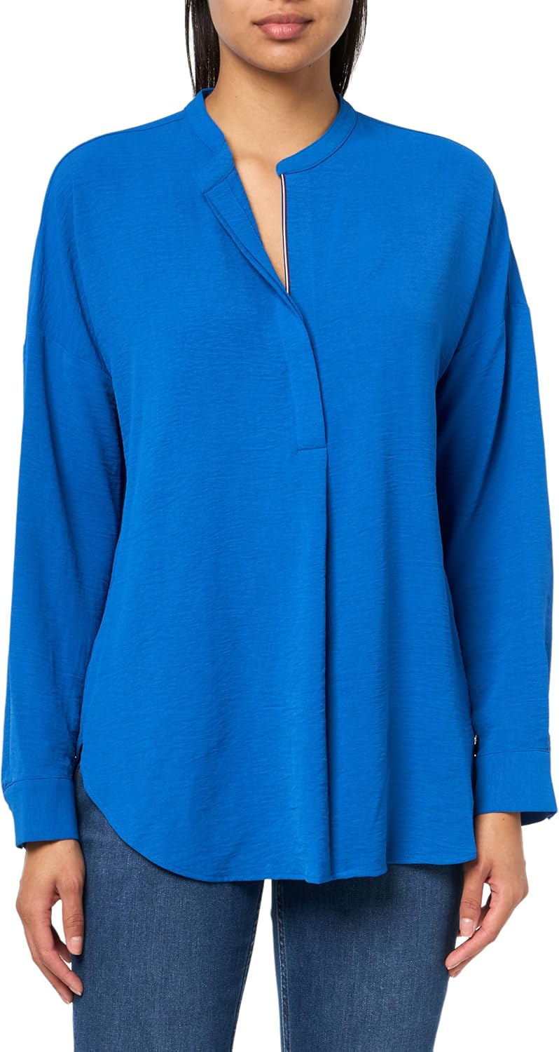 Женский спортивный топ Tommy Hilfiger с длинными рукавами и разрезом на горловине, True Blue
Женский спортивный топ Tommy Hilfiger с длинными рукавами и разрезом на горловине, True Blue