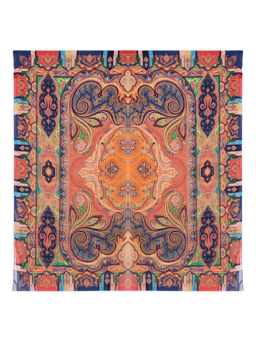 Шелковый шарф Etro, оранжевый
Шелковый шарф Etro, оранжевый