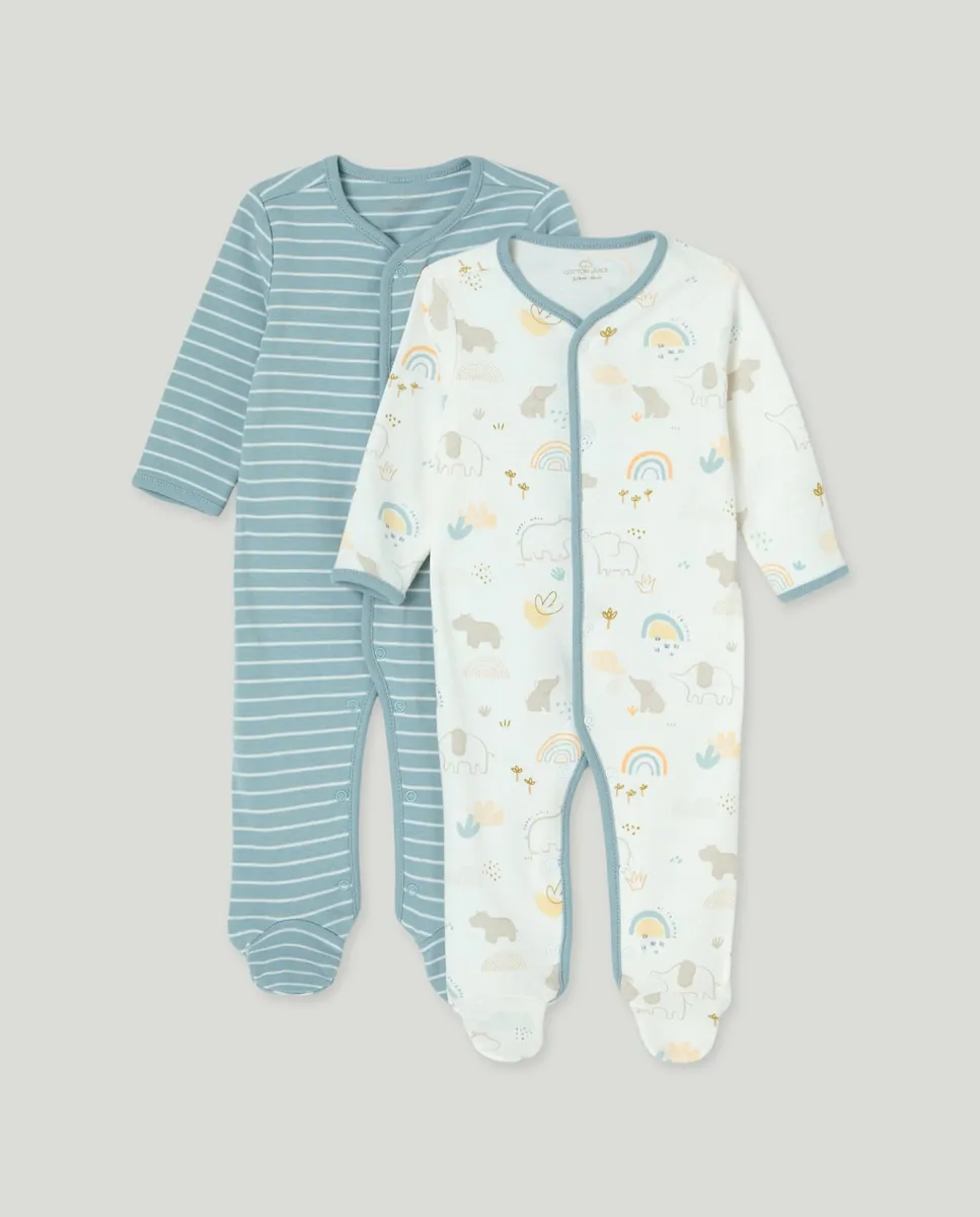 Набор из 2 длинных вязанных слипов с фантазийным принтом для мальчика Cotton Juice, зеленый
Набор из 2 длинных вязанных слипов с фантазийным принтом для мальчика Cotton Juice, зеленый