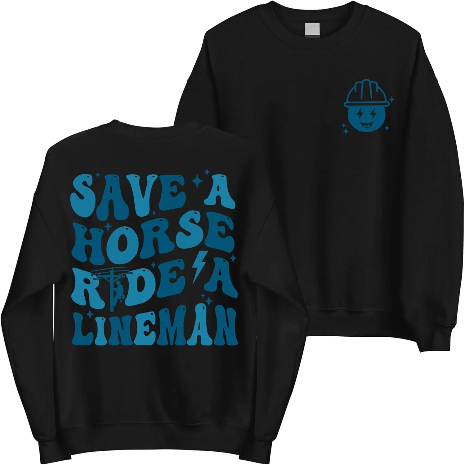 Толстовка с принтом "Save a Horse Ride a Lineman" MadalenStore
Толстовка с принтом "Save a Horse Ride a Lineman" MadalenStore