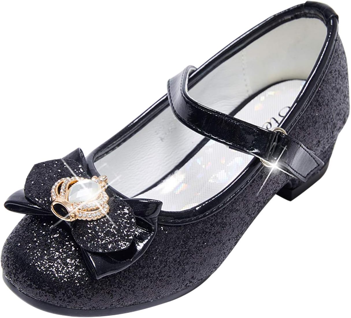 Детские туфли для девочек Stelle с блестками, принцесса, цветок, Мэри Джейн, низкий каблук, обувь для вечеринки, свадьбы, выпускного для малышей, черный
Детские туфли для девочек Stelle с блестками, принцесса, цветок, Мэри Джейн, низкий каблук, обувь для вечеринки, свадьбы, выпускного для малышей, черный
