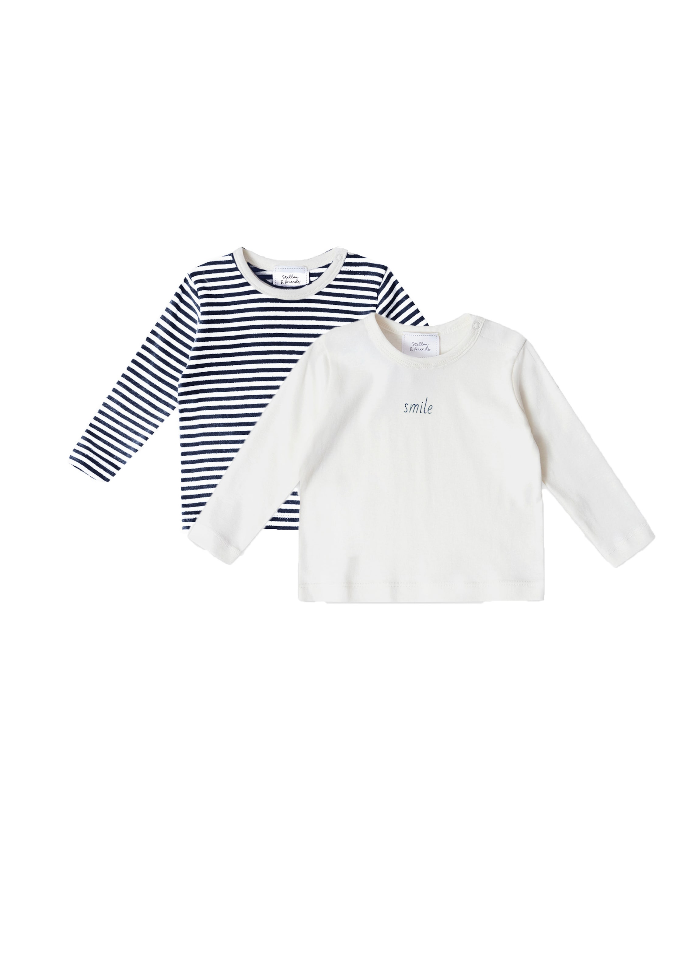 Stellou & Friends Лонгслив в цвете Navy, Natural White
Stellou & Friends Лонгслив в цвете Navy, Natural White