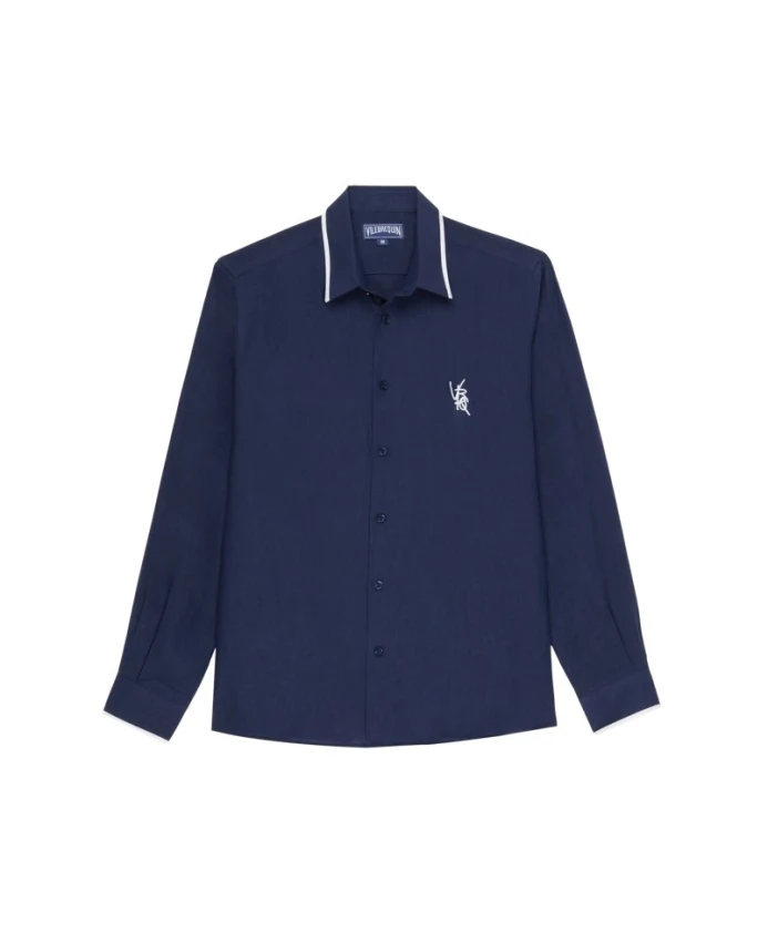 Мужская льняная рубашка Vbq line Vilebrequin, синий
Мужская льняная рубашка Vbq line Vilebrequin, синий