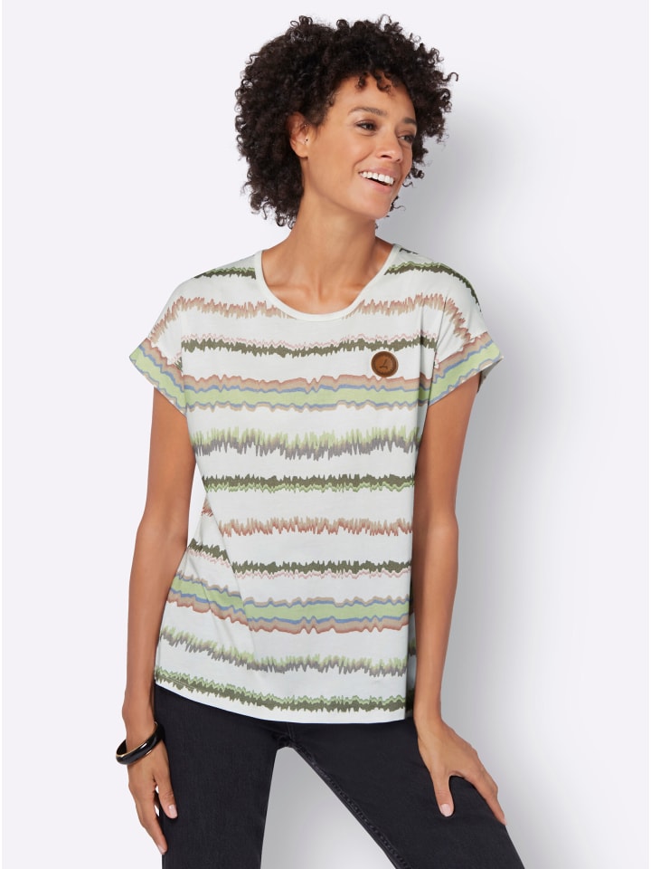 Футболка с принтом цвета экрю-хаки WITT WEIDEN
Футболка с принтом цвета экрю-хаки WITT WEIDEN