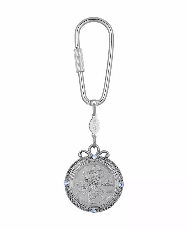 Женский брелок-цветок месяца в декабре – нарцисс 2028, blue