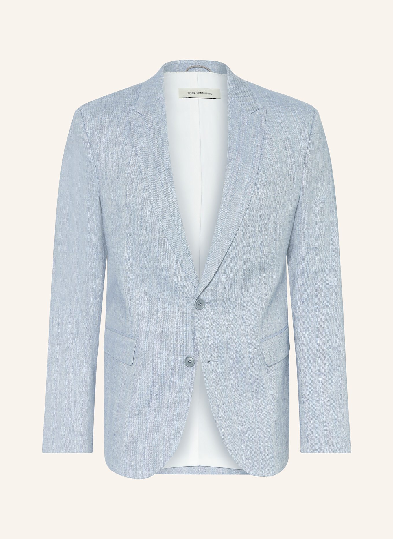 Пиджак длинный, очень узкий, с льном Drykorn, синий
Пиджак длинный, очень узкий, с льном Drykorn, синий