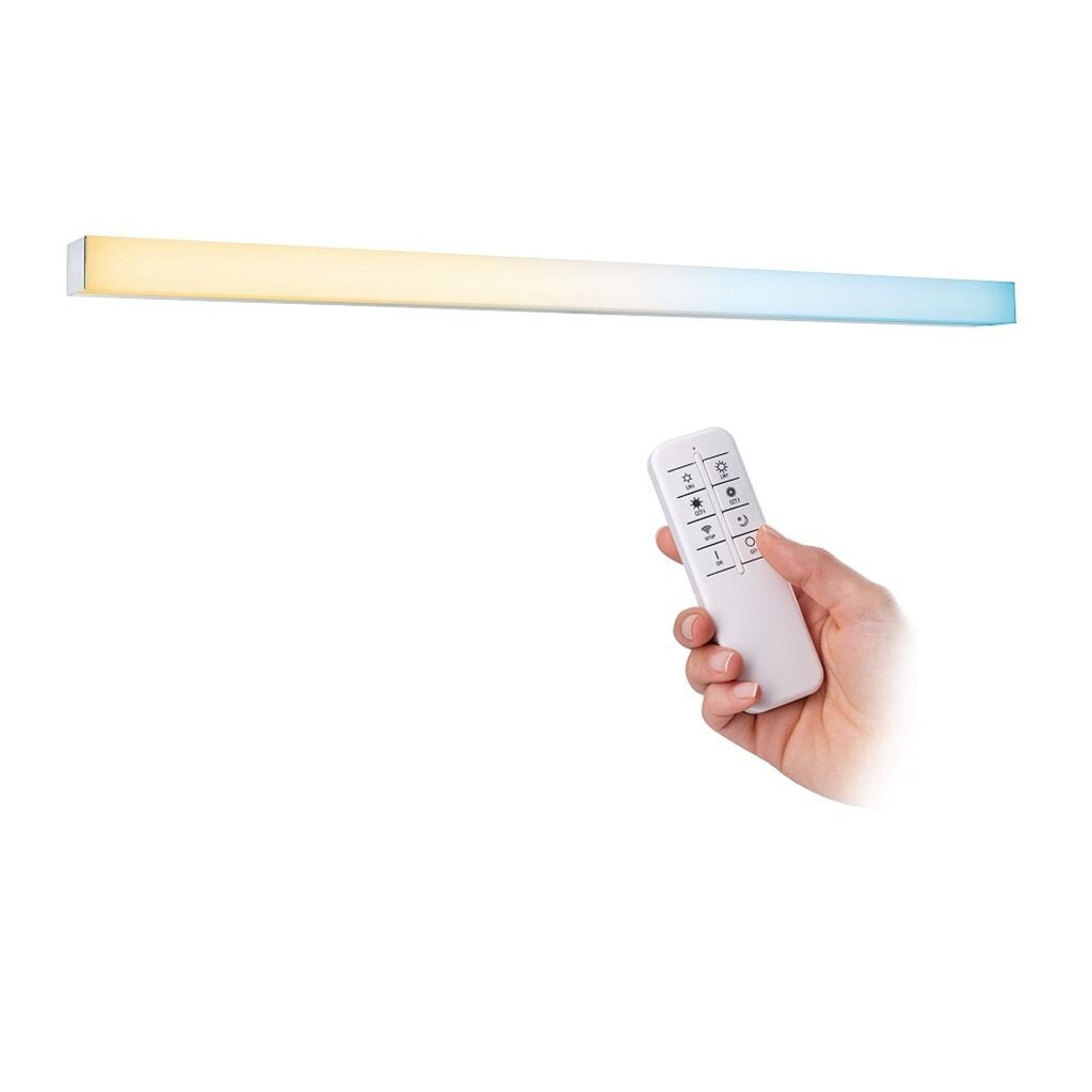 Paulmann WallCeiling HomeSpa Tova IP44 TunW LED 8.7W 900мм хром/белый 230В металл/акрил, серебро
Paulmann WallCeiling HomeSpa Tova IP44 TunW LED 8.7W 900мм хром/белый 230В металл/акрил, серебро