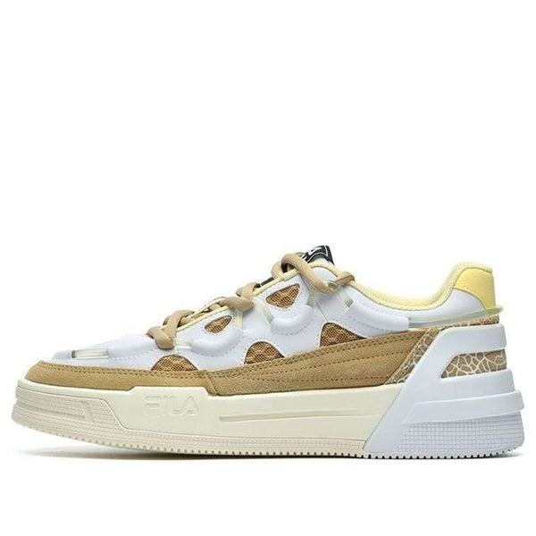 Кроссовки salto low-top white/brown Fila, белый 
Кроссовки salto low-top white/brown Fila, белый