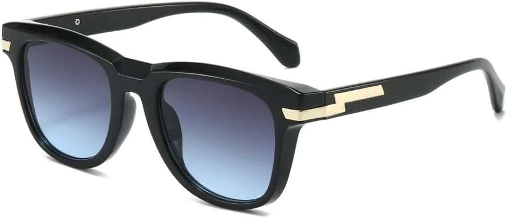 Ретро-градиентные прямоугольные женские солнцезащитные очки с оригинальной оправой, подходящие для мужчин и повседневной носки, защита от УФ-излучения UV400 UATXTAU, Black Grey Blue
Ретро-градиентные прямоугольные женские солнцезащитные очки с оригинальной оправой, подходящие для мужчин и повседневной носки, защита от УФ-излучения UV400 UATXTAU, Black Grey Blue