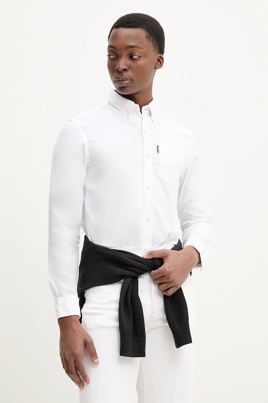 Хлопковая рубашка Superdry, белый
Хлопковая рубашка Superdry, белый