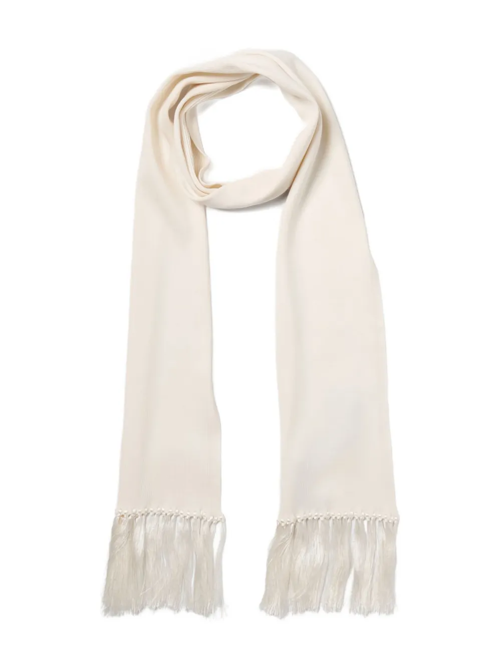 Шарф с бахромой в рубчик TOM FORD, белый
Шарф с бахромой в рубчик TOM FORD, белый