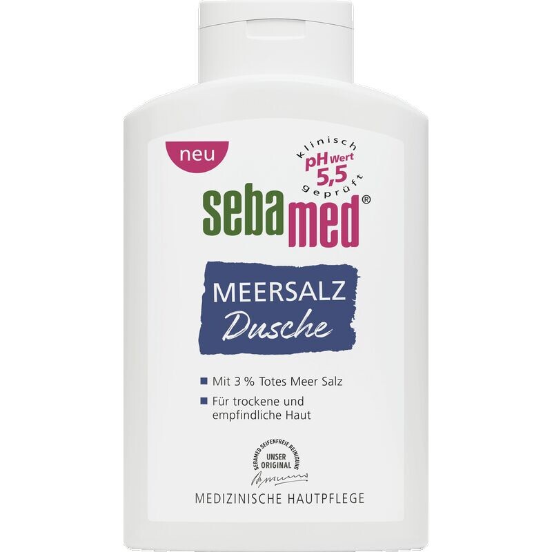Душ с морской солью sebamed, 400 ml
Душ с морской солью sebamed, 400 ml