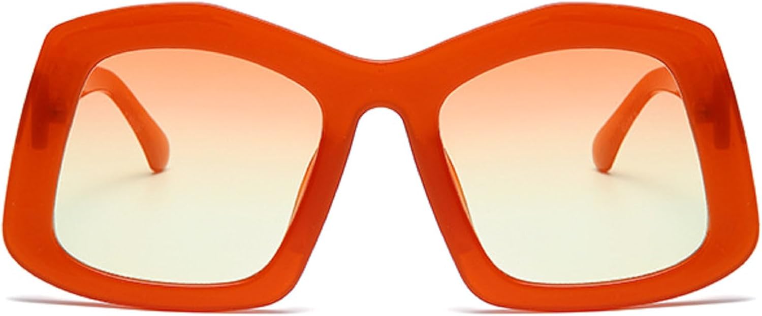 Уникальные большие квадратные солнцезащитные очки конфетных цветов для женщин, модные солнцезащитные очки с оранжевым градиентом, сексуальные женские очки UV400 mincl, Orange
Уникальные большие квадратные солнцезащитные очки конфетных цветов для женщин, модные солнцезащитные очки с оранжевым градиентом, сексуальные женские очки UV400 mincl, Orange