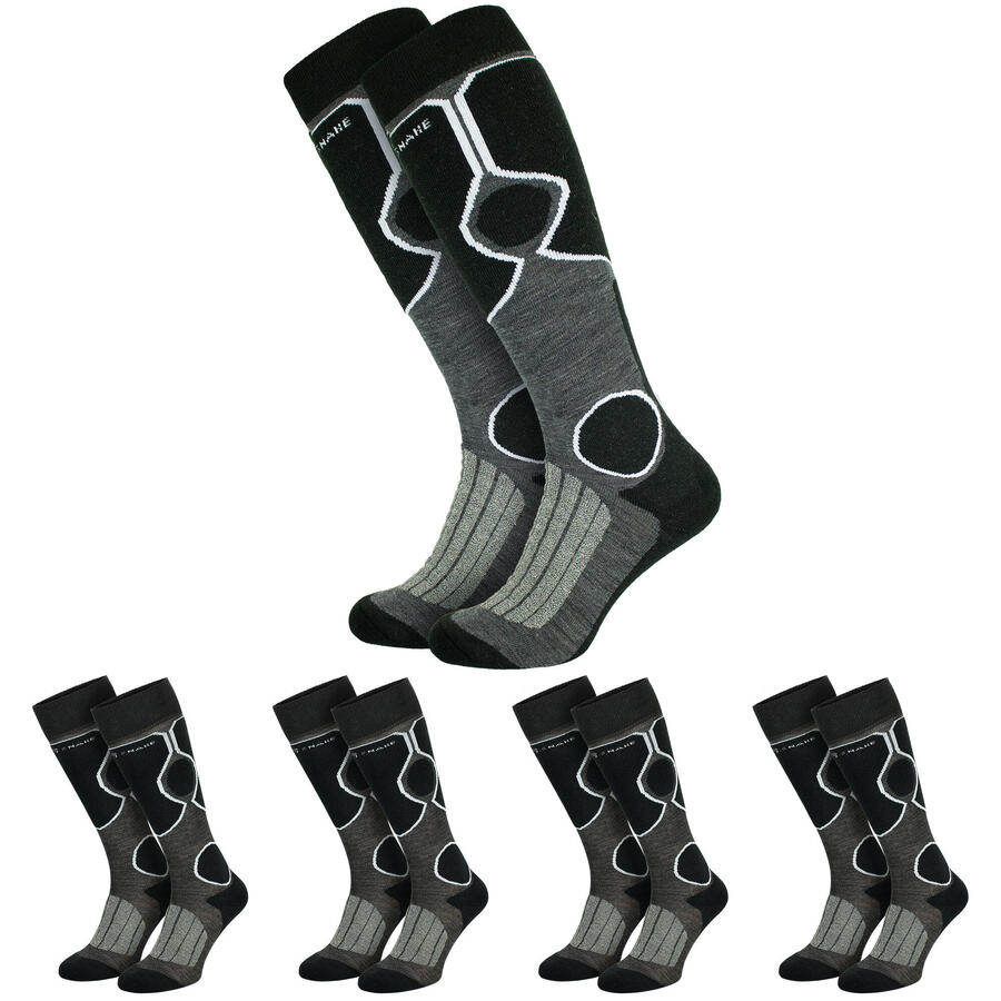 BLACK SNAKE 4 пары функциональных носков | Горнолыжные носки | Женские и мужские | Черный/Антрацитовый
BLACK SNAKE 4 пары функциональных носков | Горнолыжные носки | Женские и мужские | Черный/Антрацитовый