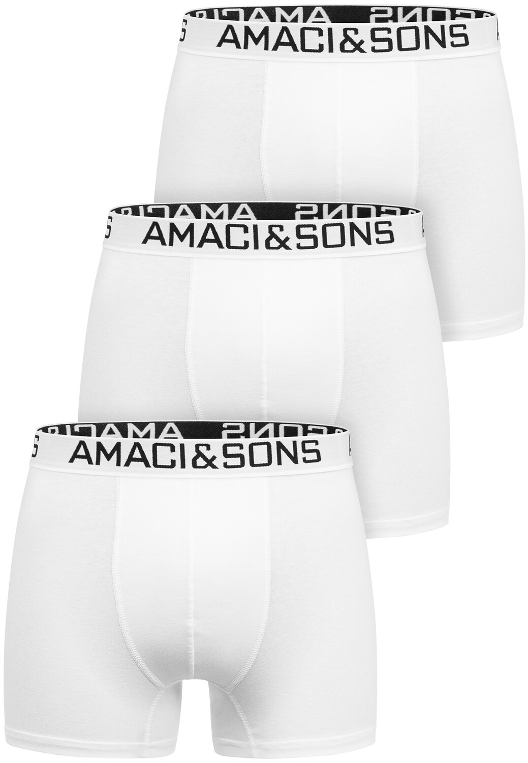 Боксеры Amaci&Sons 3 шт, белый 
Боксеры Amaci&Sons 3 шт, белый