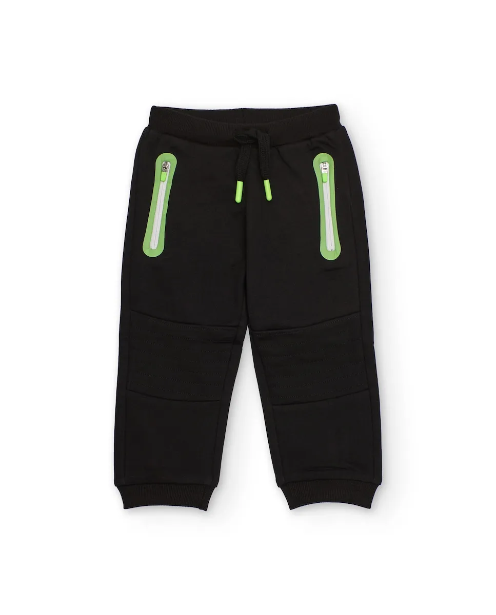 Детские спортивные штаны-джоггеры черного цвета с флуоресцентными молниями Tuc tuc
Детские спортивные штаны-джоггеры черного цвета с флуоресцентными молниями Tuc tuc