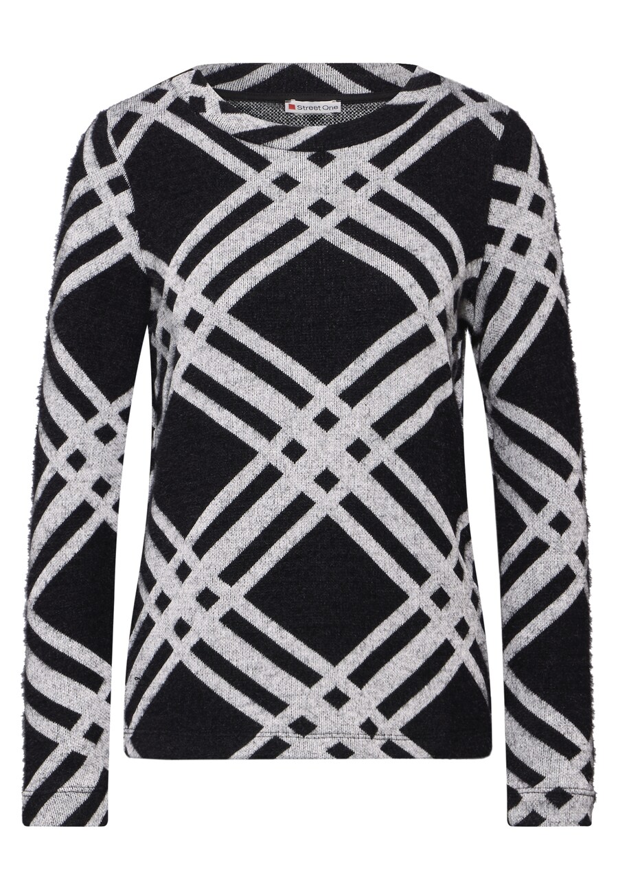 Тонкий вязаный свитер STREET ONE Sweater, черный
Тонкий вязаный свитер STREET ONE Sweater, черный