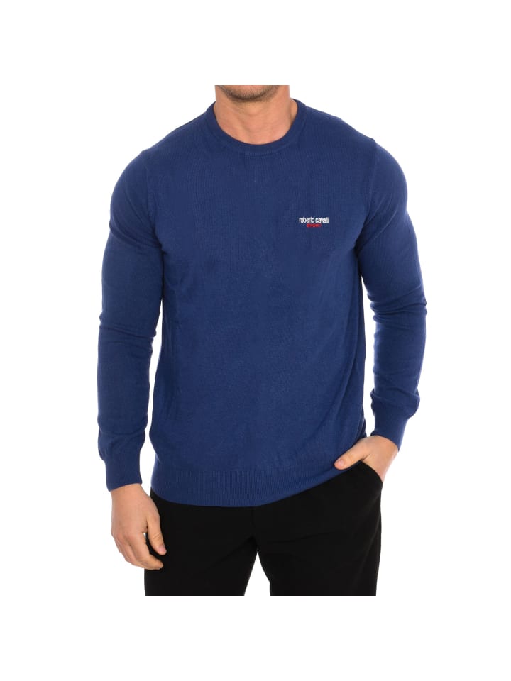 Синий свитер Roberto Cavalli
Синий свитер Roberto Cavalli