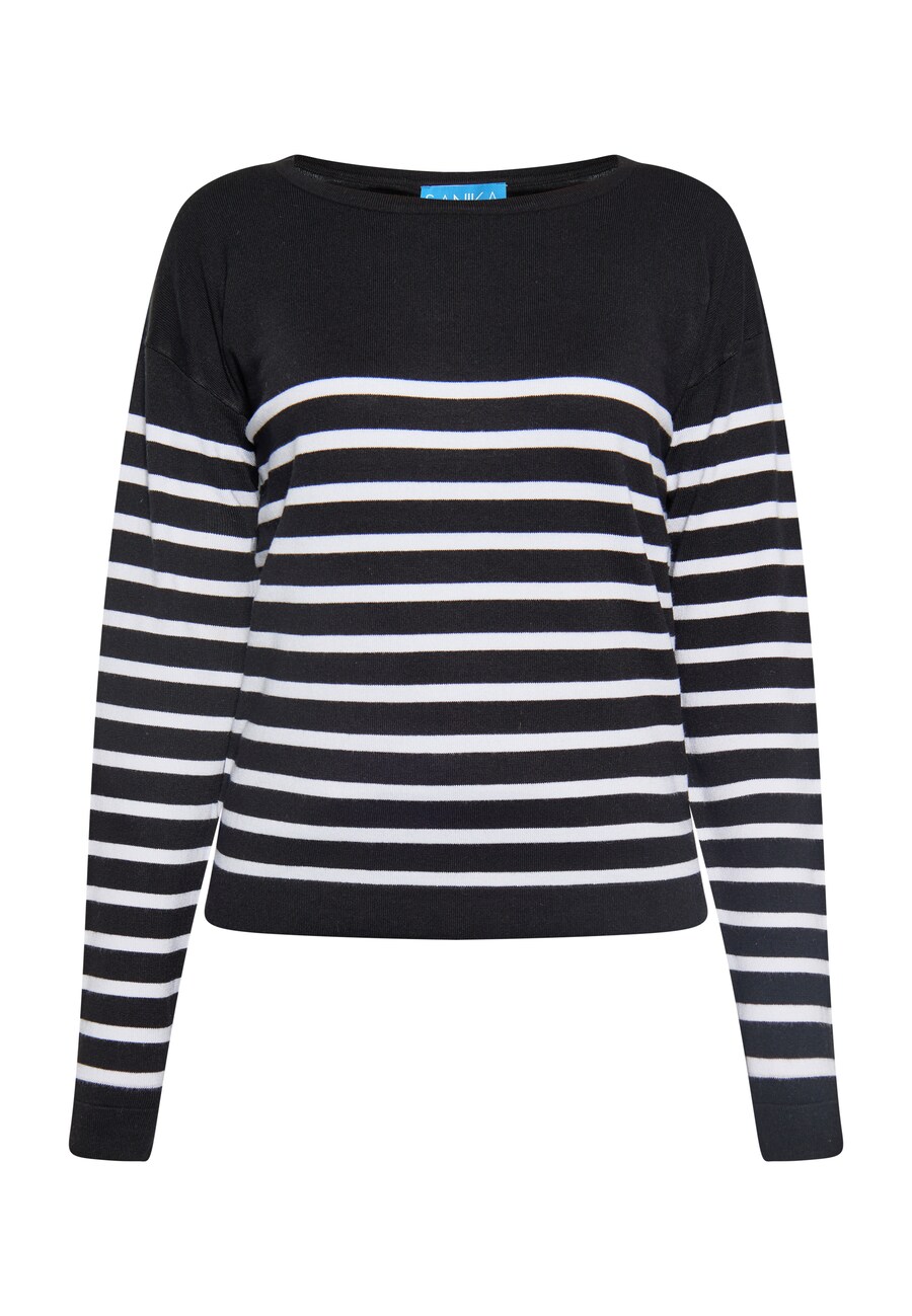 Тонкий вязаный свитер SANIKA Sweater, черный
Тонкий вязаный свитер SANIKA Sweater, черный