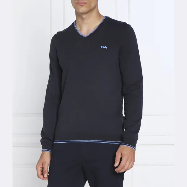 Vitom_W22 свитер обычного кроя Boss, синий
Vitom_W22 свитер обычного кроя Boss, синий