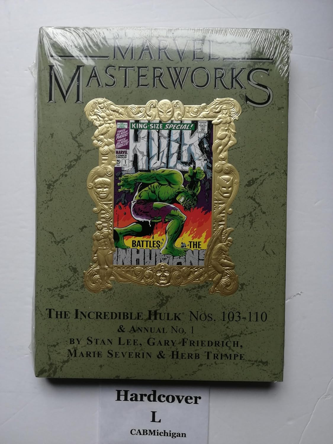 Marvel Masterworks Vol. 78 the Incredible Hulk Ltd. Ed. Marble Variant (Marvel Comics)
Marvel Masterworks Vol. 78 the Incredible Hulk Ltd. Ed. Marble Variant (Marvel Comics)