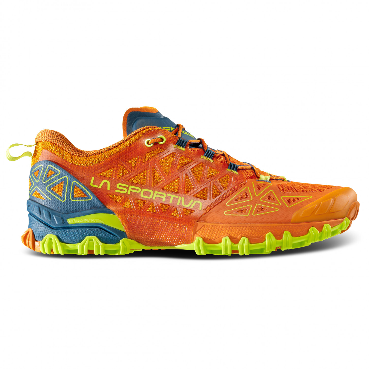 Кроссовки для бега по пересеченной местности La Sportiva Bushido II, цвет Hawaiian Sun/Lime Punch
Кроссовки для бега по пересеченной местности La Sportiva Bushido II, цвет Hawaiian Sun/Lime Punch