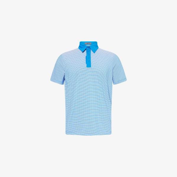 Поло G/Fore Feeder из тонкой ткани с полосками, голубой
Поло G/Fore Feeder из тонкой ткани с полосками, голубой