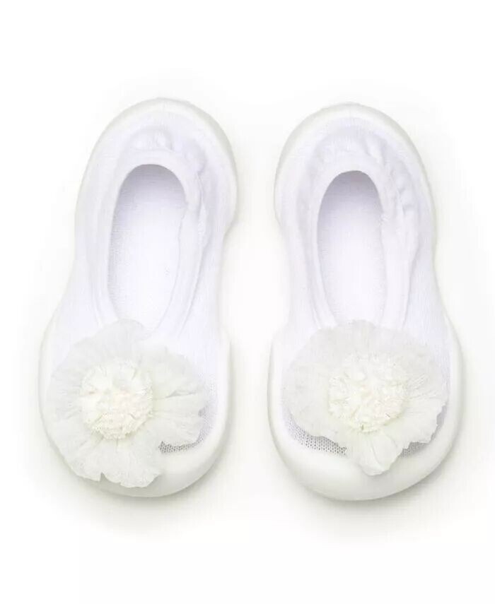 Дышащие моющиеся нескользящие носки для маленьких девочек на плоской подошве с цветком с помпоном, белый цвет Komuello, белый
Дышащие моющиеся нескользящие носки для маленьких девочек на плоской подошве с цветком с помпоном, белый цвет Komuello, белый