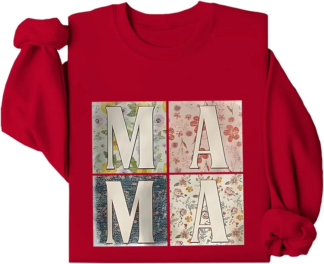 Свитшот MAMA с цветочным принтом и надписью
Свитшот MAMA с цветочным принтом и надписью