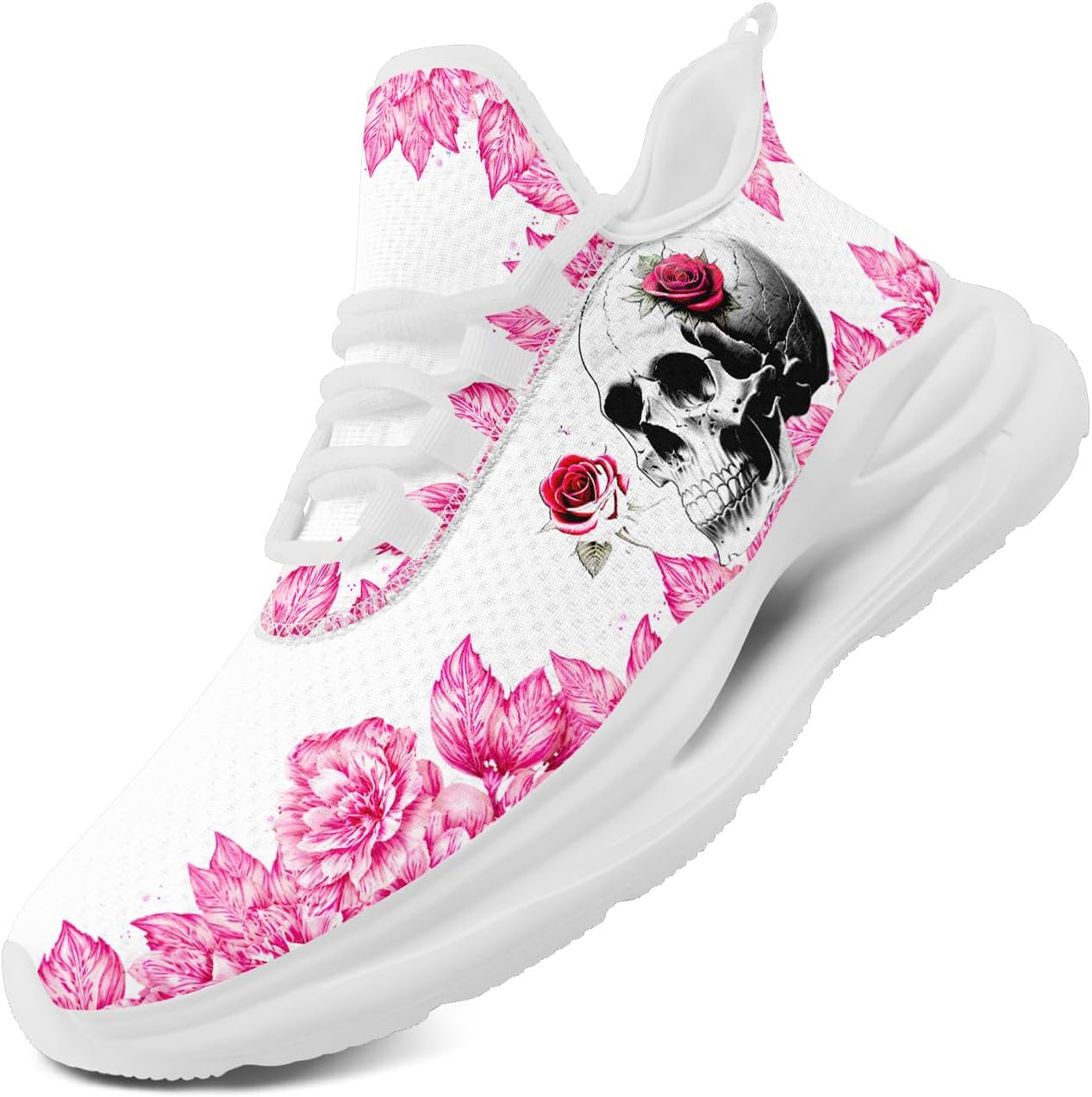 Женские кроссовки с черепом и розой, модные цветочные кроссовки с стильным дизайном, удобные и дышащие, мужские спортивные кроссовки для тренировок и прогулок Coolcustomize, розовый
Женские кроссовки с черепом и розой, модные цветочные кроссовки с стильным дизайном, удобные и дышащие, мужские спортивные кроссовки для тренировок и прогулок Coolcustomize, розовый
