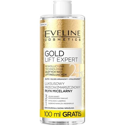 Мицеллярная жидкость Gold Lift Expert 500мл, Eveline Cosmetics
Мицеллярная жидкость Gold Lift Expert 500мл, Eveline Cosmetics