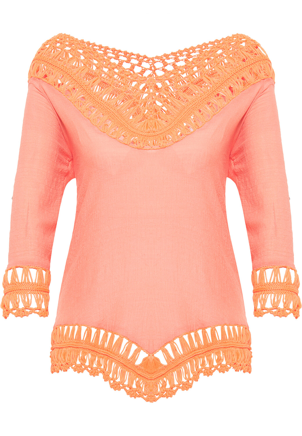 Туника IZIA Mit Häkelpart, оранжевый
Туника IZIA Mit Häkelpart, оранжевый