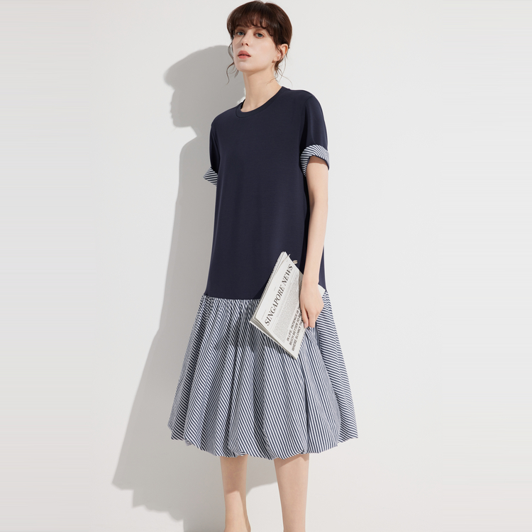 ELLE Платье с коротким рукавом Women's Navy Blue
ELLE Платье с коротким рукавом Women's Navy Blue