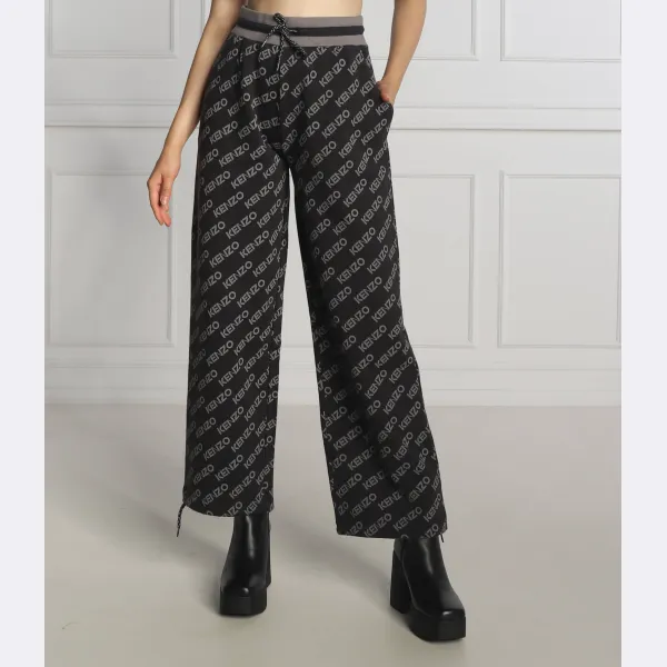 Брюки прямого кроя Kenzo, черный
Брюки прямого кроя Kenzo, черный