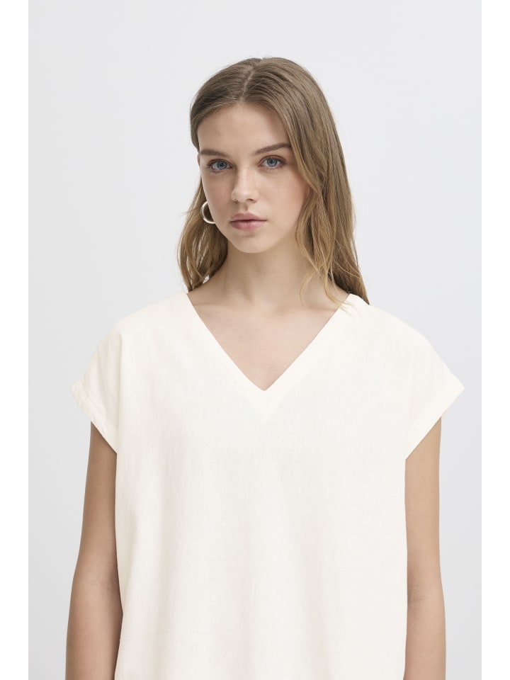 Блузка с короткими рукавами IHLINNO свободного кроя Cloud Dancer ICHI
Блузка с короткими рукавами IHLINNO свободного кроя Cloud Dancer ICHI