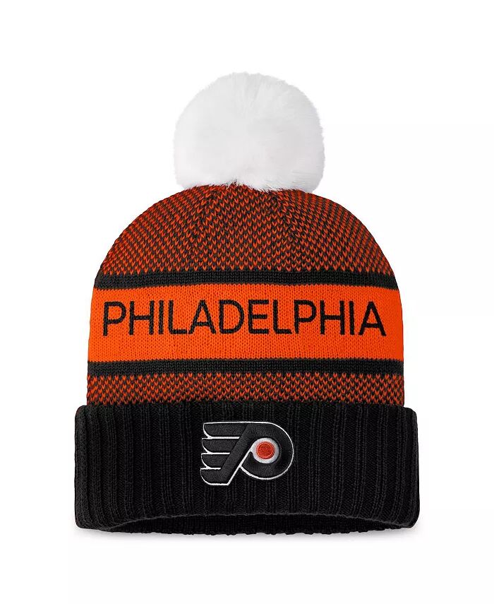 Женская черная, оранжевая Philadelphia Flyers Authentic Pro Rink вязаная шапка с манжетами и помпоном Fanatics
Женская черная, оранжевая Philadelphia Flyers Authentic Pro Rink вязаная шапка с манжетами и помпоном Fanatics