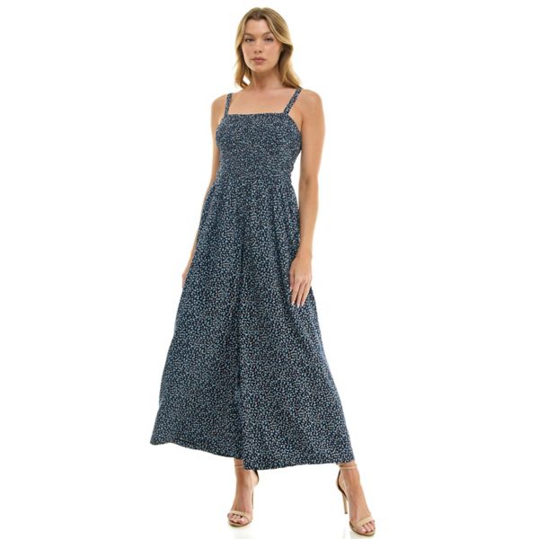 Комбинезон юниоров с широкими штанинами и присборенным лифом As U Wish, синий
Комбинезон юниоров с широкими штанинами и присборенным лифом As U Wish, синий