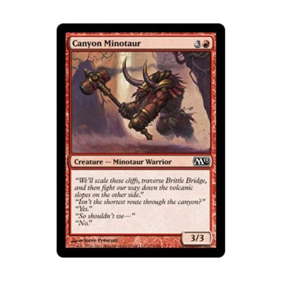 CCG Каньон Минотавр (C) (Фольга), MTG - Magic 2013 
CCG Каньон Минотавр (C) (Фольга), MTG - Magic 2013