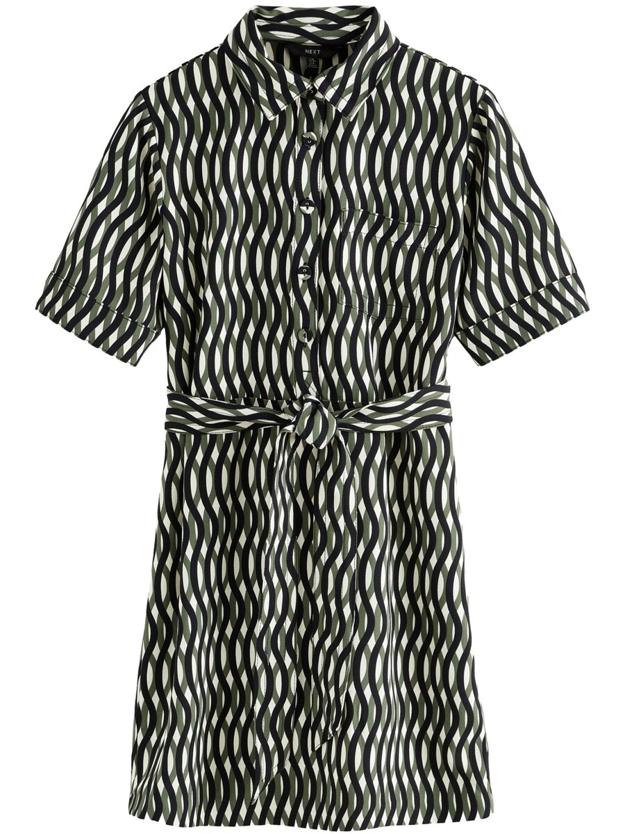 Платье-рубашка Next, черный
Платье-рубашка Next, черный