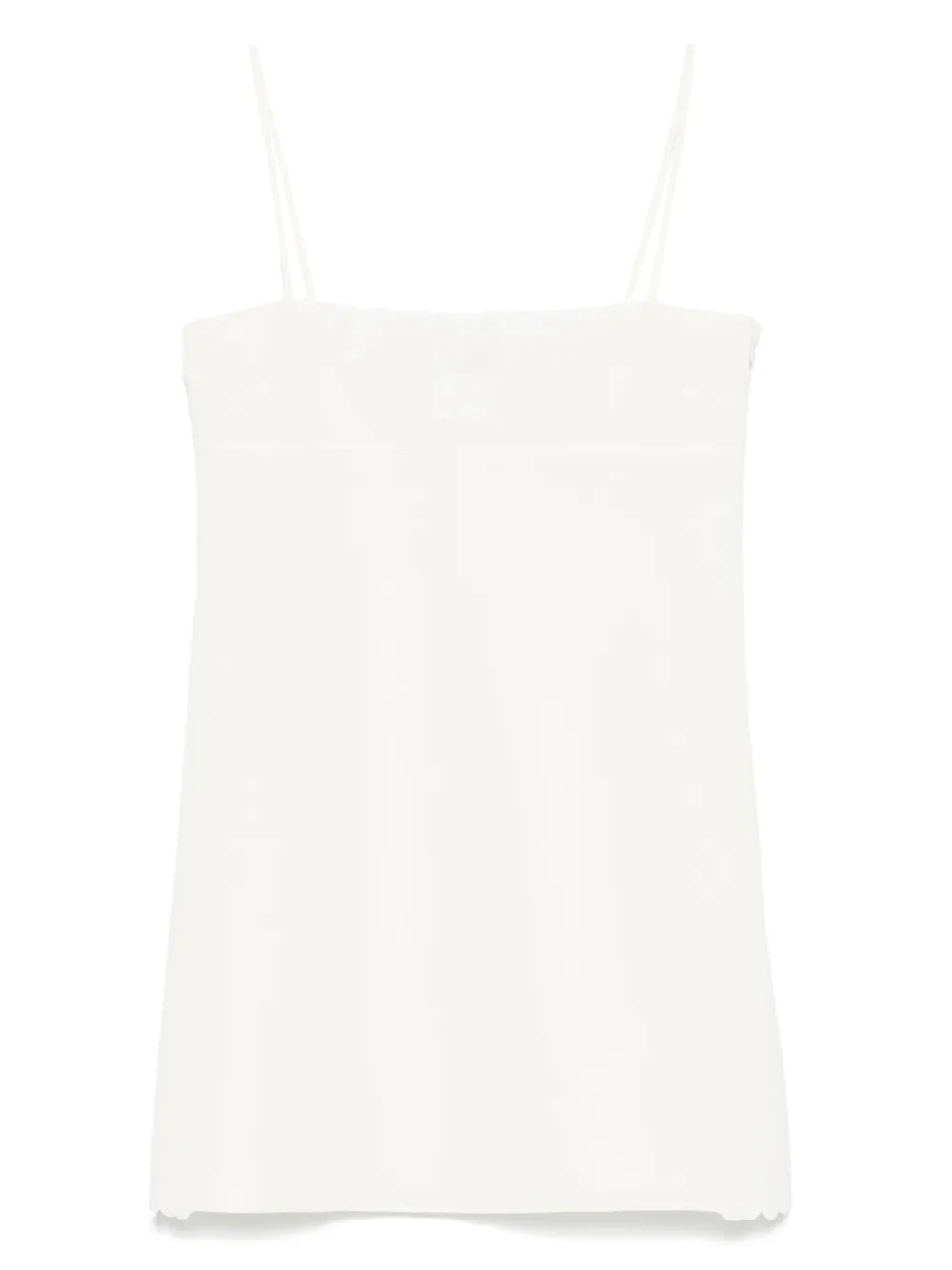 Платье из смесовой льняной ткани MIU MIU, белый
Платье из смесовой льняной ткани MIU MIU, белый