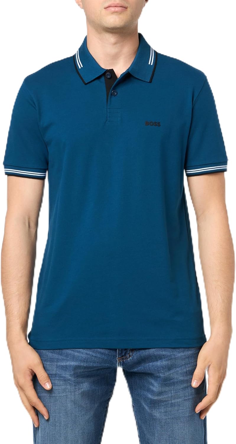 BOSS Мужская Поло Paul Modern Essential, Blue Sapphire, Синий, BOSS Мужская Поло Paul Modern Essential, Blue Sapphire
BOSS Мужская Поло Paul Modern Essential, Blue Sapphire, Синий, BOSS Мужская Поло Paul Modern Essential, Blue Sapphire