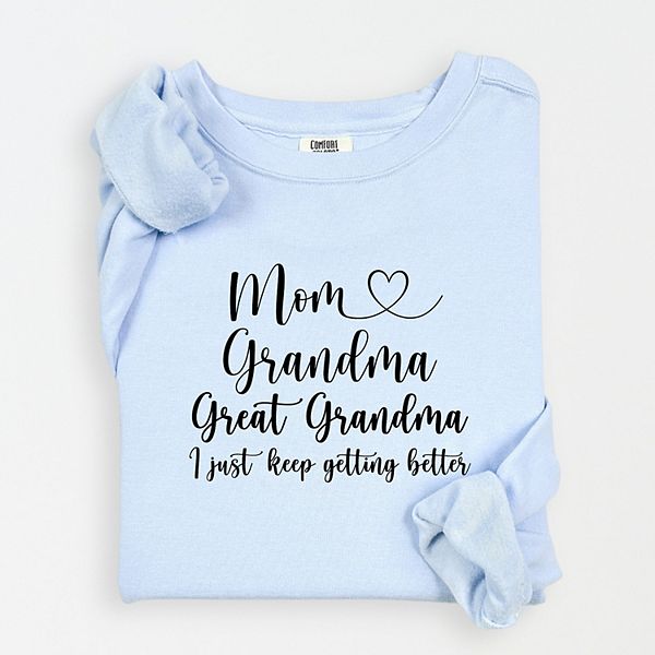 Легкий свитшот Great Grandma Trio с окраской в готовом виде Simply Sage Market, Hydrangea
Легкий свитшот Great Grandma Trio с окраской в готовом виде Simply Sage Market, Hydrangea