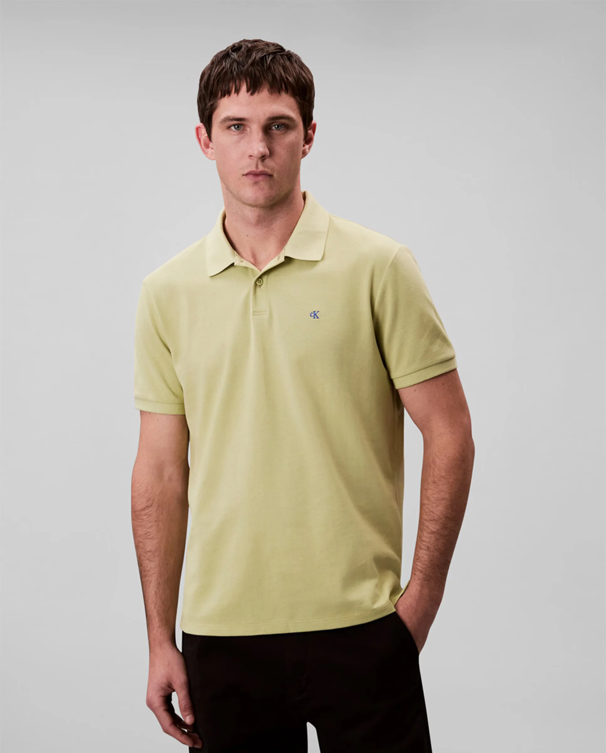 Поло для мужчин из пике с логотипом Calvin Klein Jeans, светло-зеленый
Поло для мужчин из пике с логотипом Calvin Klein Jeans, светло-зеленый