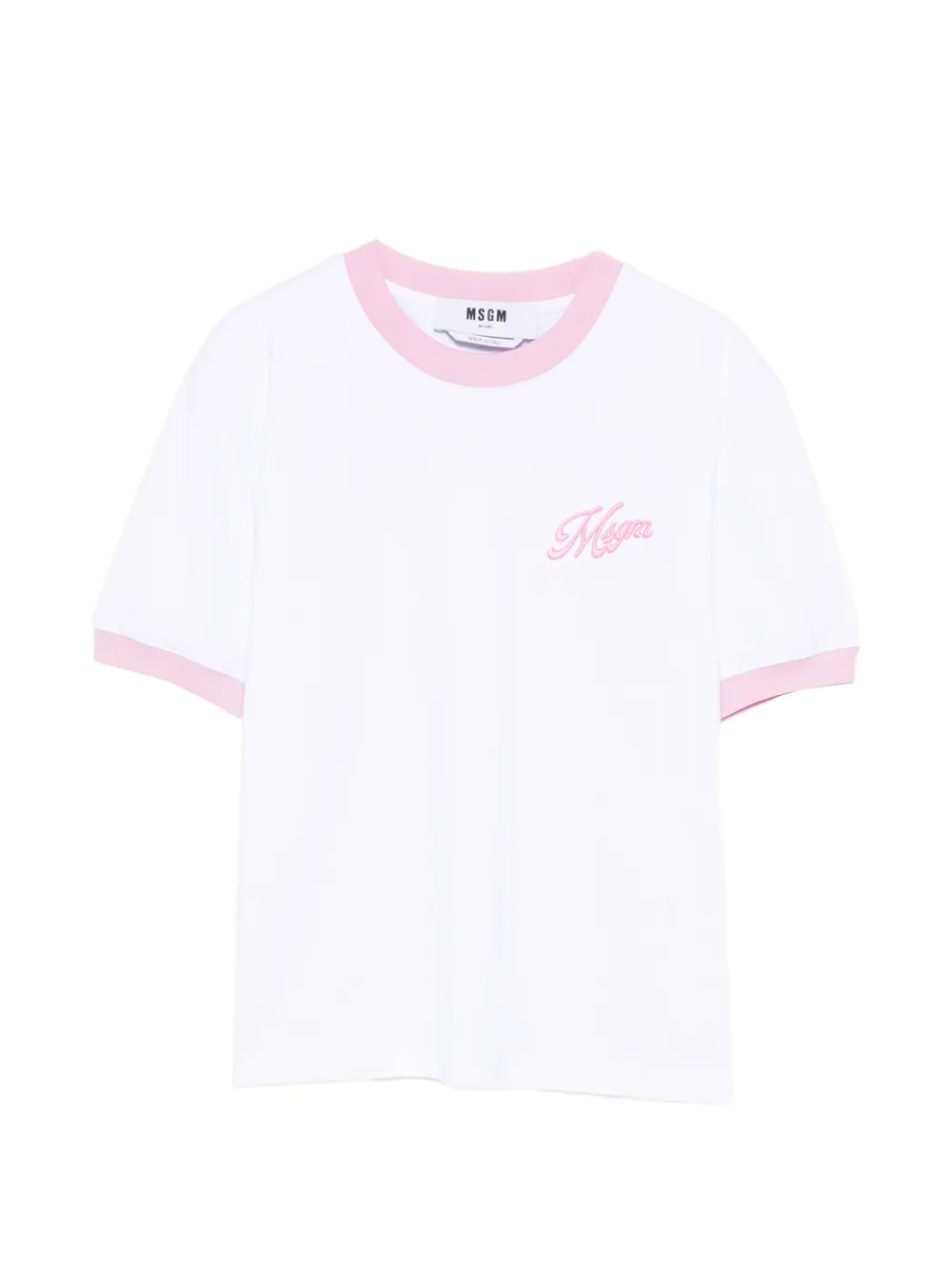 Футболка с вышивкой Msgm, белый
Футболка с вышивкой Msgm, белый