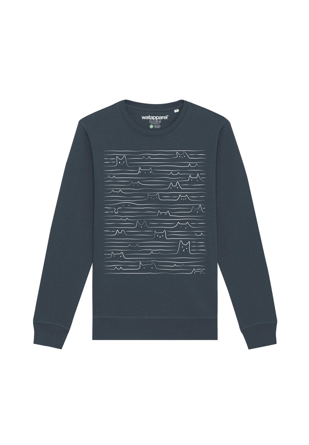 Толстовка CATS watapparel, антрацит
Толстовка CATS watapparel, антрацит