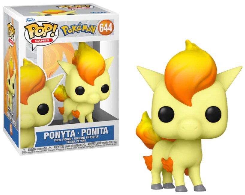 Funko POP! фигурка покемона games 644 ponyta
Funko POP! фигурка покемона games 644 ponyta