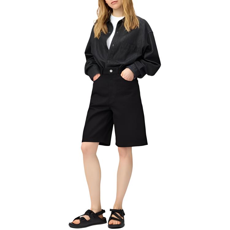 UNIQLO U Collection SS25 джинсовые шорты женские black
UNIQLO U Collection SS25 джинсовые шорты женские black