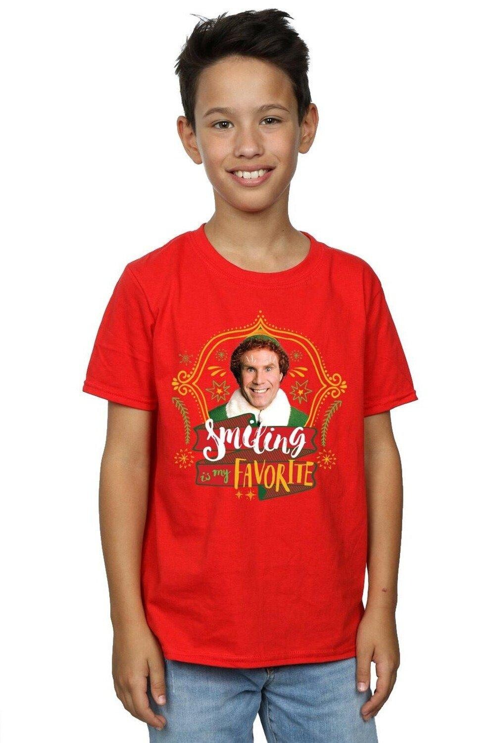 Футболка с улыбкой Бадди Elf, красный
Футболка с улыбкой Бадди Elf, красный