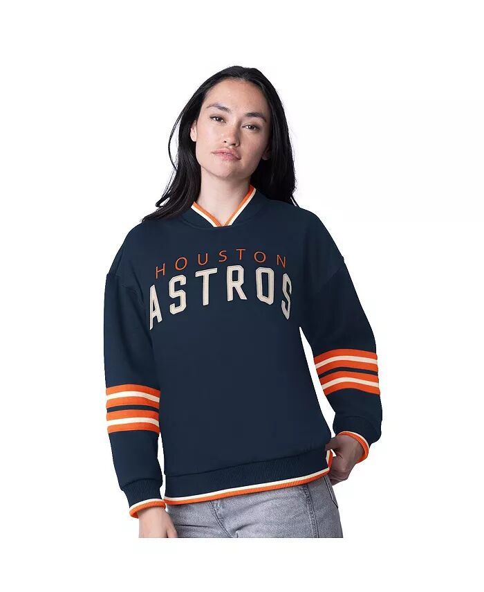 Женская темно-синяя толстовка-пуловер свободного кроя Houston Astros Wild Card Starter
Женская темно-синяя толстовка-пуловер свободного кроя Houston Astros Wild Card Starter